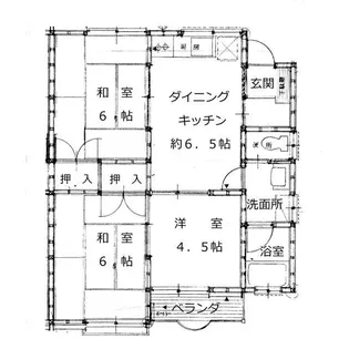 ハイム・フローラA【1階】の間取り