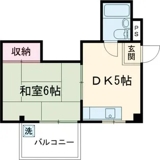 シティハイツ北馬込【2階】の間取り