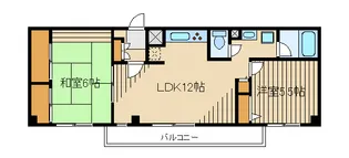 カーサメディオ【3階】の間取り
