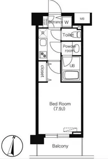 エミリブ下落合【1階】の間取り