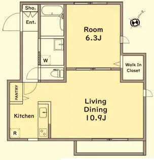 東京都台東区上野桜木2【マンション】の間取り