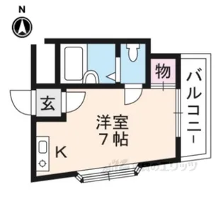 シャトードゥクリヨン【4階】の間取り