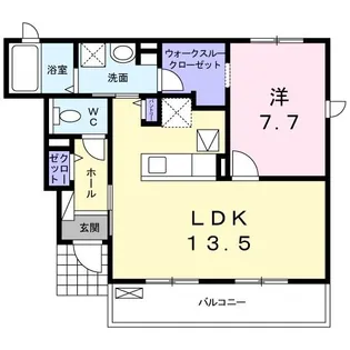 ミラベルR【1階】の間取り
