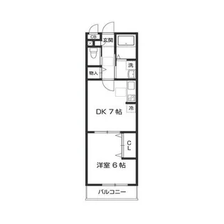 ディアコート【1階】の間取り
