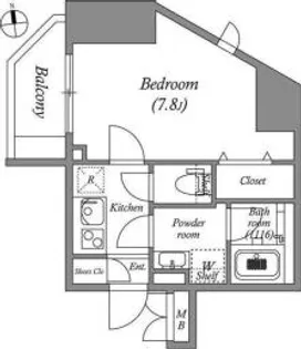 オーパスホームズ大泉学園I【8階】の間取り