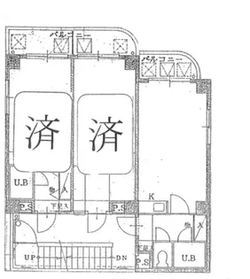サンファーム【5階】の間取り