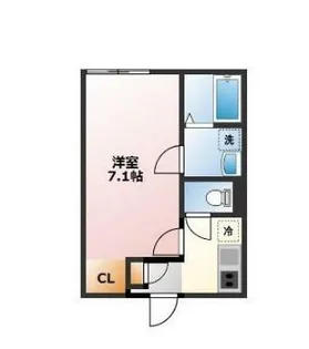 Foresight Inn南矢名【1階】の間取り