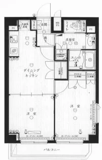 ルーブル中野沼袋弐番館【8階】の間取り