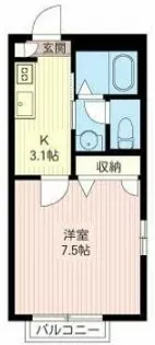 東京都練馬区東大泉1【アパート】の間取り