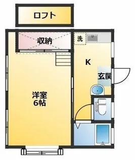 ヤングハイツ【2階】の間取り