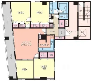 東京都江東区新大橋3【マンション】の間取り