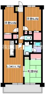 エディフィシオ赤塚【3階】の間取り