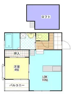 スリアンプラスI番館【2階】の間取り