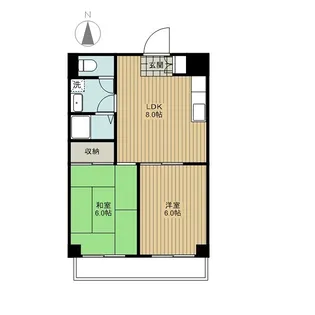 大黒屋ライフスペース【1階】の間取り