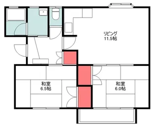 スプリングハイツ【2階】の間取り