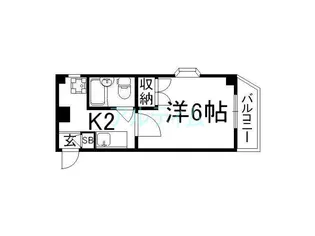 メゾンエスポート【4階】の間取り