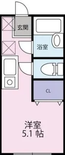 ブリランテ聖蹟【1階】の間取り