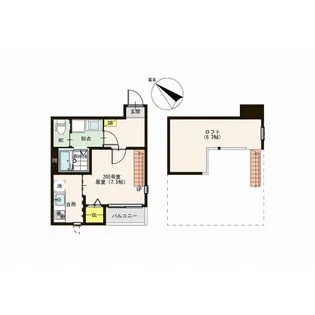 アリッサム東仙台【2階】の間取り
