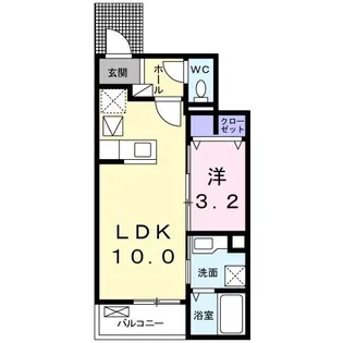 モデッサB【1階】の間取り
