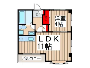 グリーンパレスMK【2階】の間取り