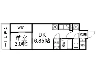 シエーナグランデ四条烏丸【1階】の間取り