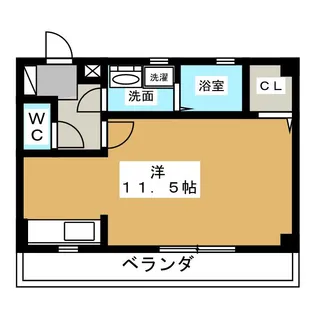 Polaris【1階】の間取り