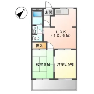グランシャリオ【2階】の間取り
