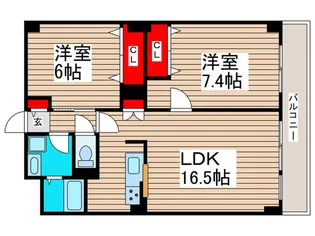 ヴィエント【1階】の間取り