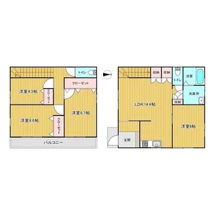 埼玉県深谷市深谷町【一戸建】の間取り