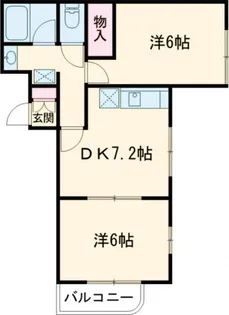 TWIN CREST 2【2階】の間取り