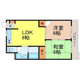 愛知県名古屋市中区丸の内1【マンション】の間取り