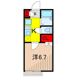 パルティール【1階】の間取り