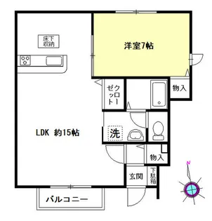 グレイスM【1階】の間取り