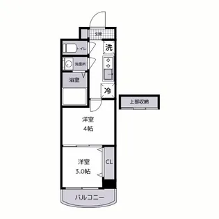 No.40 PROJECT2100 博多駅前【4階】の間取り