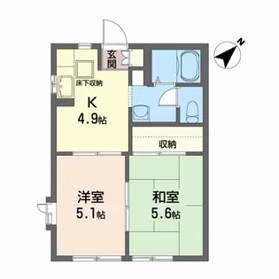 ファイン大富【1階】の間取り