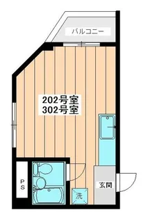 市川ビル【2階】の間取り