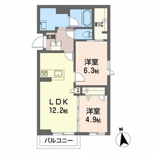 Aristio【1階】の間取り