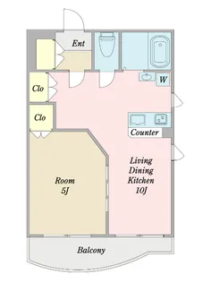 アーバンス本大久保【2階】の間取り