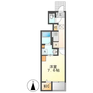 メゾン・カピリナ【1階】の間取り