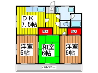 スターハイム【2階】の間取り