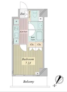アクティ東仲通り【6階】の間取り