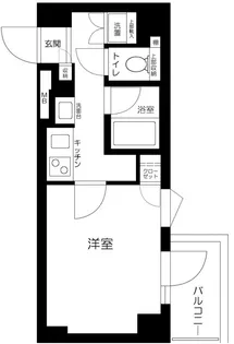 ルーブル東蒲田七番館【2階】の間取り