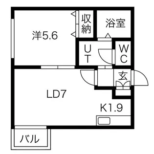 CENTNIA医大前【3階】の間取り