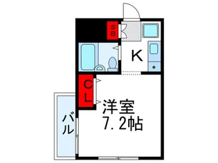 グランディールV【1階】の間取り