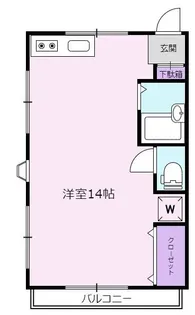 三番館【1階】の間取り