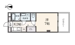 キカクハイツ【2階】の間取り