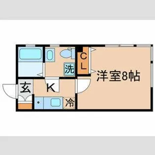 オークレスト金町【1階】の間取り