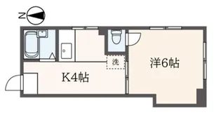 ダイヤ鶴ヶ峰コーポ【1階】の間取り
