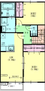 メゾンコージー【2階】の間取り