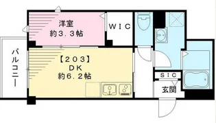 ラシーネ武蔵小山【3階】の間取り